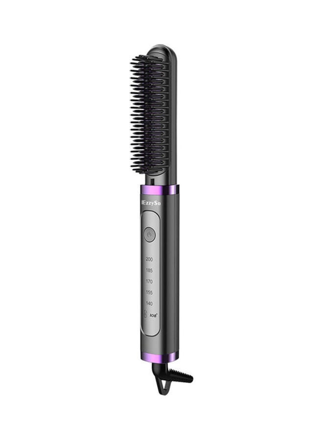 EzzySo Automatic Curling Hair Straightener Combs Black - Image 1