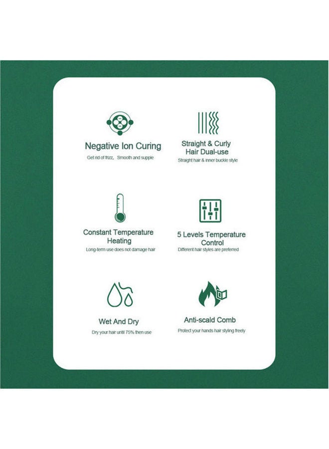 EzzySo Automatic Curling Hair Straightener Combs Black - Image 4