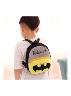 MissTiara Batman Pattern Plush Toddler Backpack  - Image 4