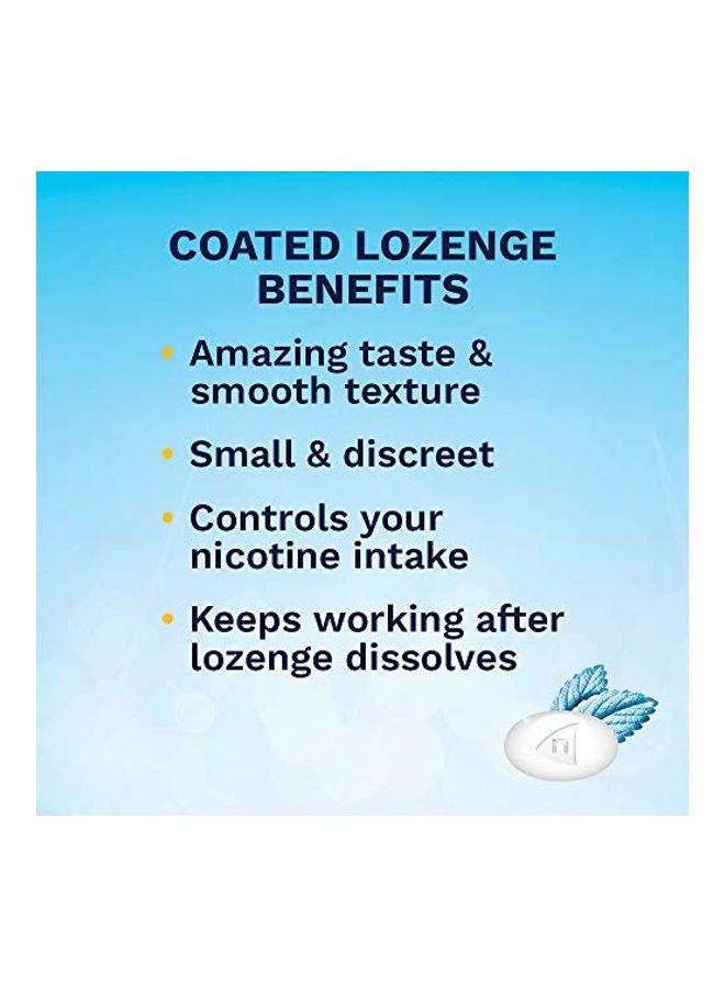 nicorette Coated Nicotine Lozenges 4mg  - Ice Mint 20 Count  - Image 2