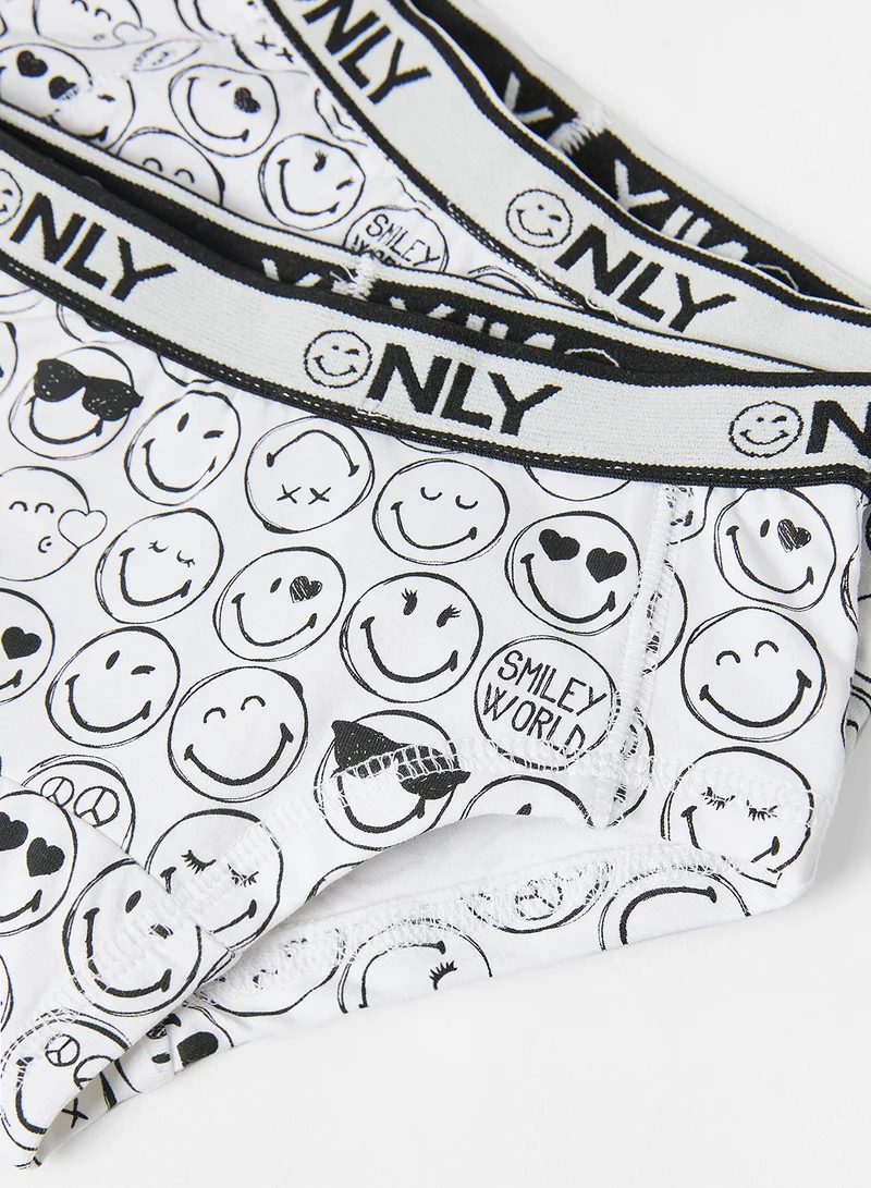 ONLY Kids/Teen Briefs (Pack of 2) White