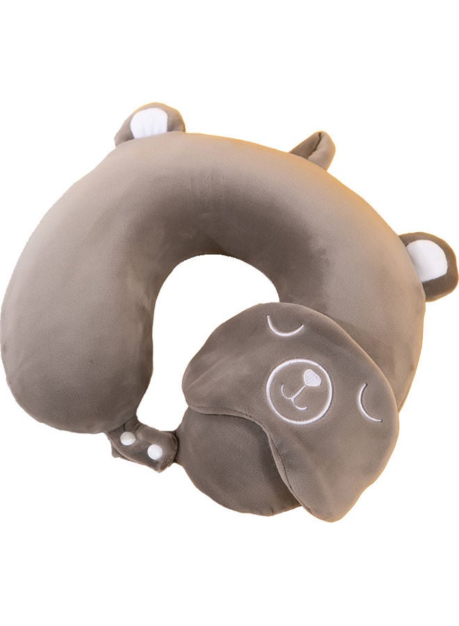 جولدن ميليون وسادة رقبة واقية على شكل حرف U . رمادي - Image 1