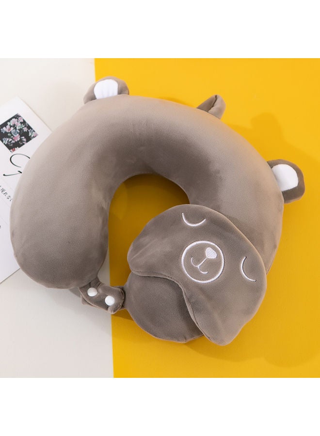جولدن ميليون وسادة رقبة واقية على شكل حرف U . رمادي - Image 2