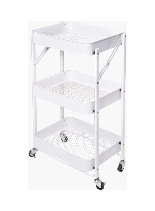Home Box Rio Foldable Metal Storage Cart Without Handle