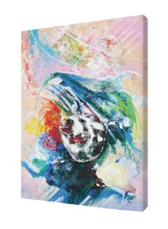 Rateel Canvas Wall Art Painting With Wooden Frame Multicolour 70 X 50cm  - Image 1