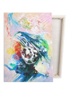 Rateel Canvas Wall Art Painting With Wooden Frame Multicolour 70 X 50cm  - Image 2