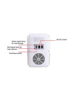 Cool Baby Mini Fridge for Skincare Refrigerator Portable Dual-Use Car Home Fridge Beverage Refrigerators Freezer Cooler Warmer Keep Fresh for Car Home Pink 8.0 L CZBX13PkMAA White/Pink  - Image 4