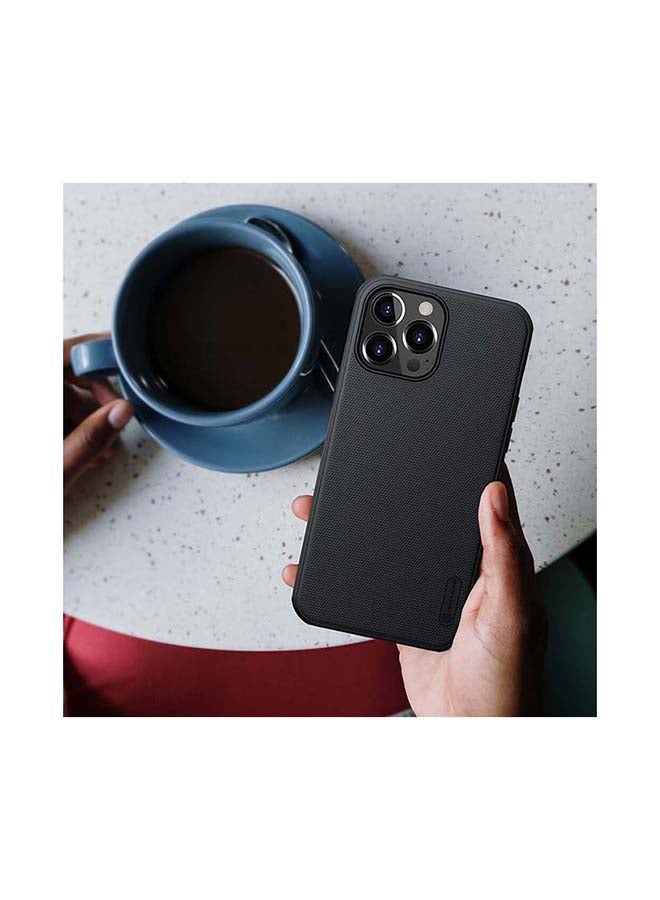 Nillkin Super Frosted Shield Hard Phone Cover Slim Fit For Apple iPhone 13 Pro Max Black - Image 3
