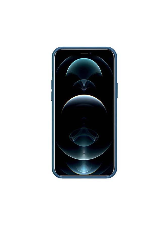 Nillkin Super Frosted Shield Hard Phone Cover Slim Fit For Apple iPhone 13 Pro Max Blue  - Image 2