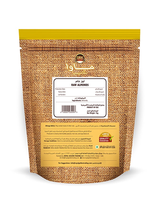 Mawa - Raw Almonds 1kg - Image 1