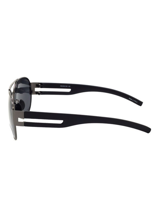 PROOCHI Men's Sunglasses Polarized Lens Pilot Metal Frame  - Image 3