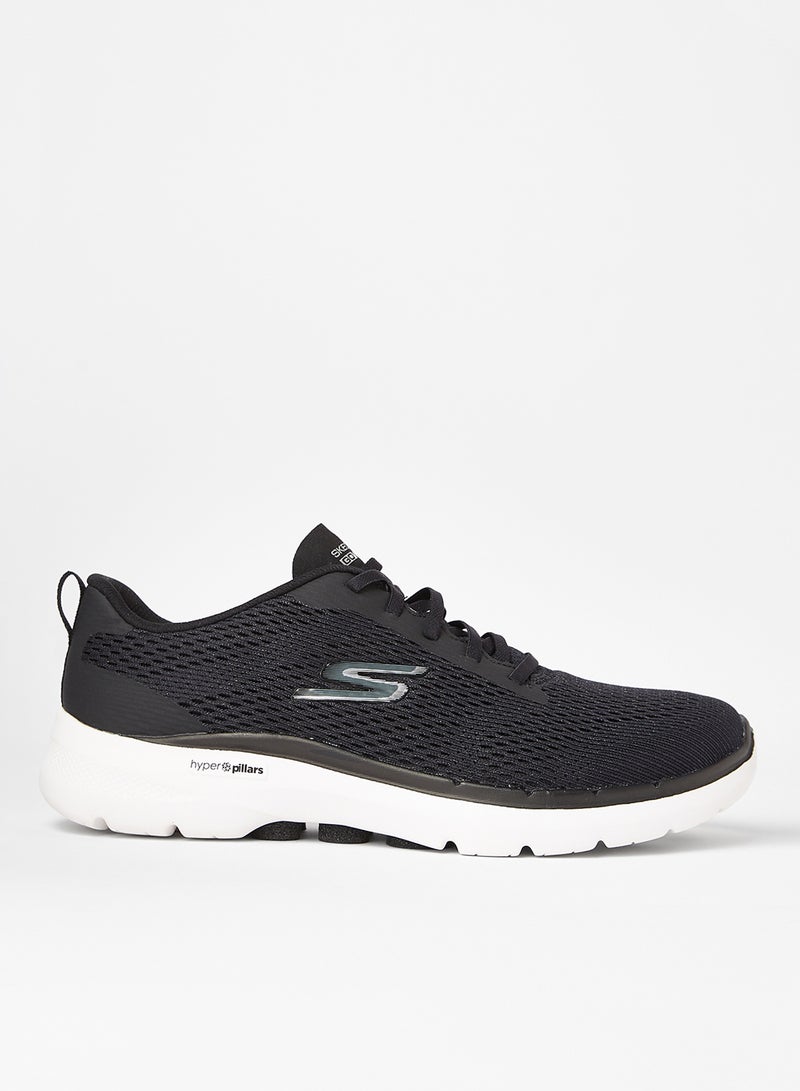 SKECHERS - GoWalk 6 Walking Shoes Black - Image 1