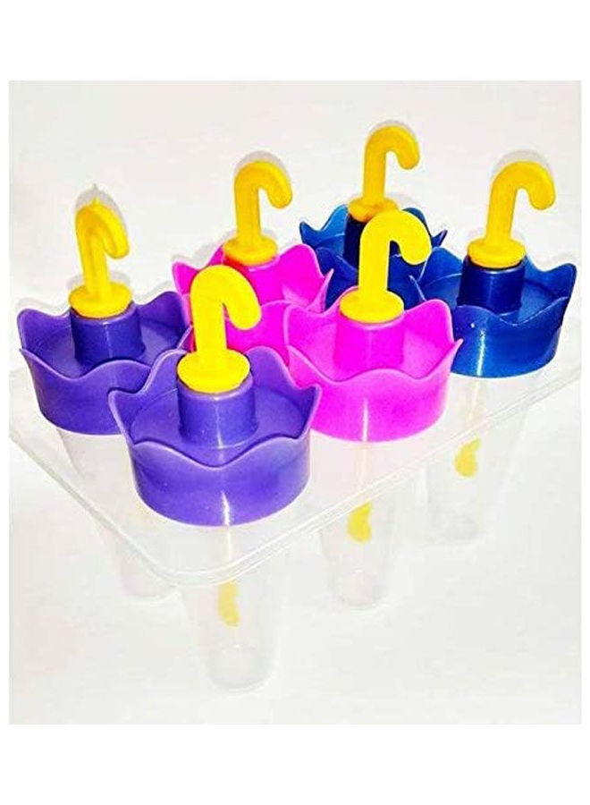 Ice Cream Molds 6 Pcs Multicolour - Image 2