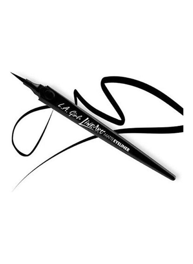 LA Girl Art Matte Eye Liner   Intense Black  - Image 1