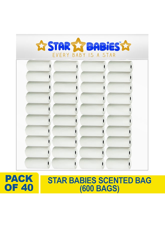 ستار بيبيز مجموعة أدوات أساسية - حقيبة معطرة مكونة من 40 قطعة، لون أبيض - Image 4