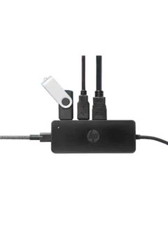 HP USB-C Adapter Travel Hub Black  - Image 5