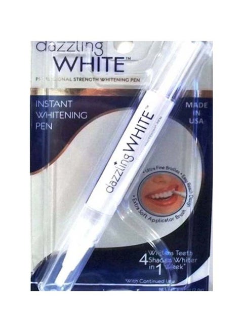 Teeth Whitening Pen (For 50 Uses) White 2.0grams