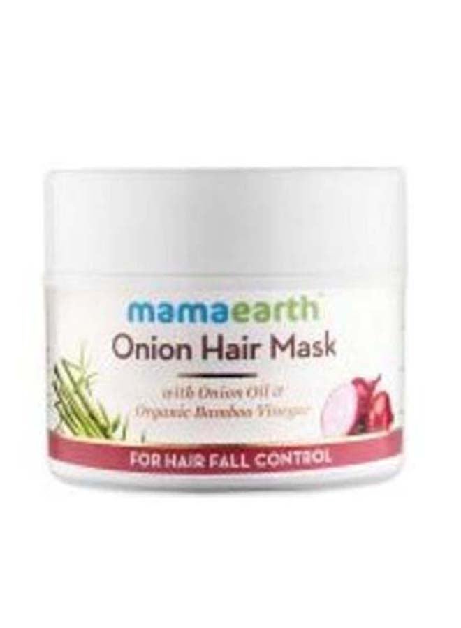 Mamaearth - Combo Offer - Hair Fall Control Regime Combo: Onion Shampoo 250ml + Onion Hair Mask 200gm - Image 1