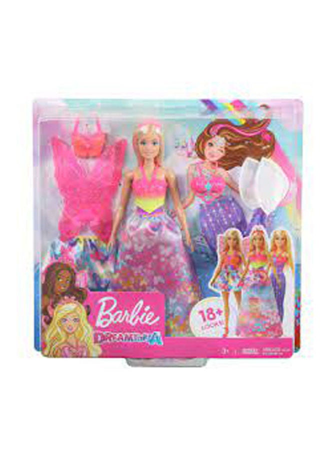 Mattel Games Barbie Dreamtopia Dress-Up Gift Set