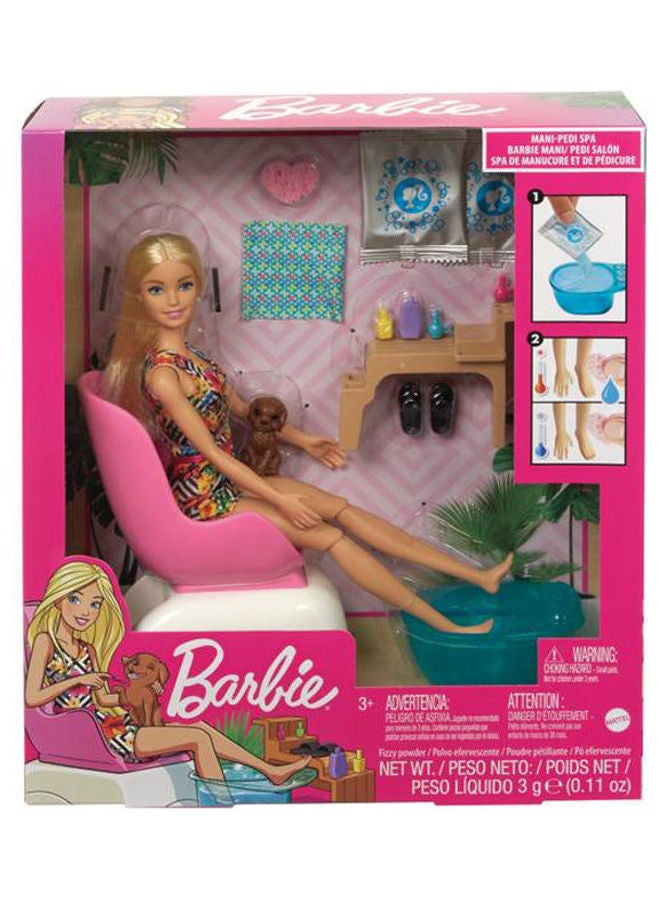 Mattel Games Barbie Spa Day Mani/Pedi Playset