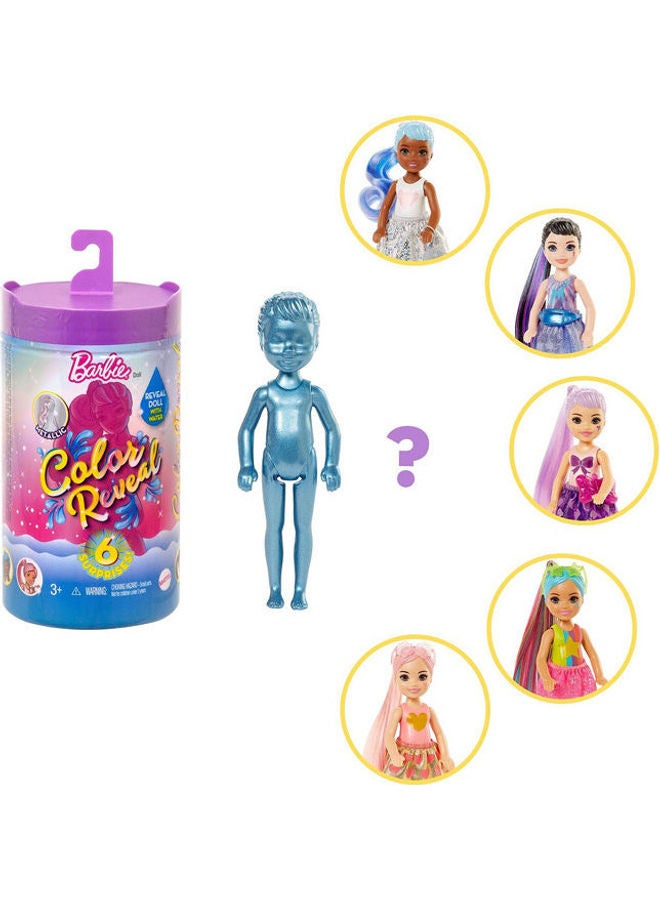 Mattel Games Barbie Chelsea Color Reveal Asst (5) - Shimmer Series