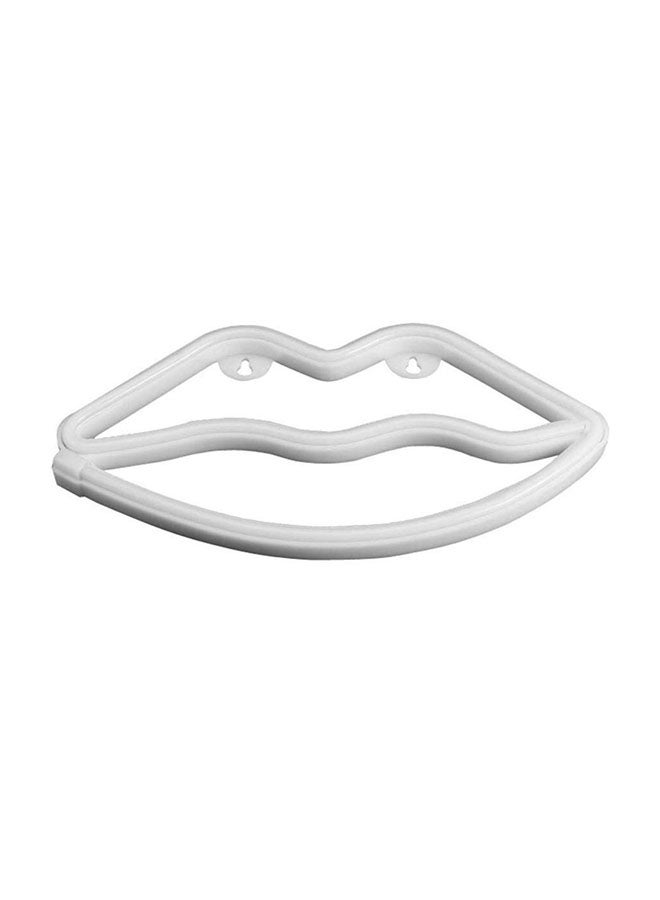 Salla - LIP Pattern Neon LED Light Red 26x14cm - Image 1