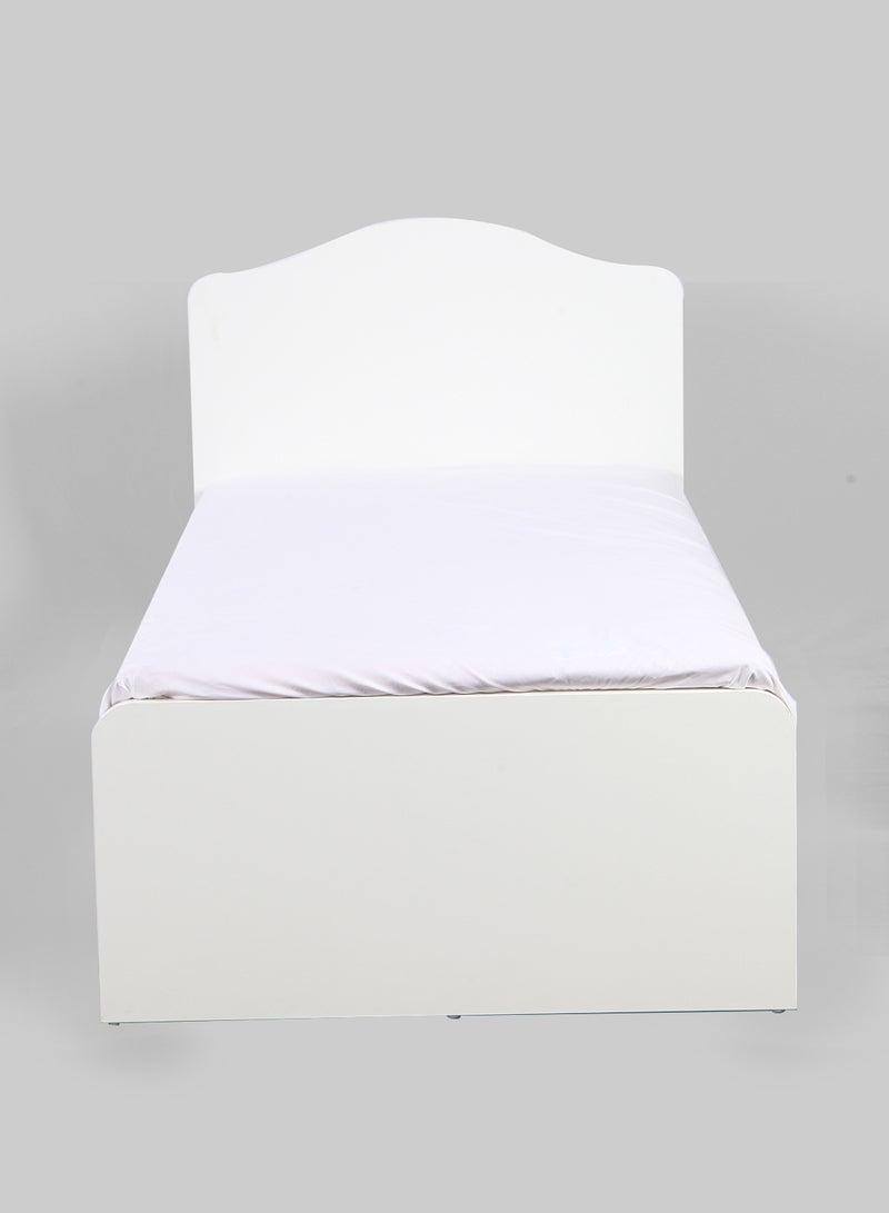 Switch - Bed Frame - Single Size Bed - Annika Collection -  Modern Home - White 970*2060*980mm - Image 1