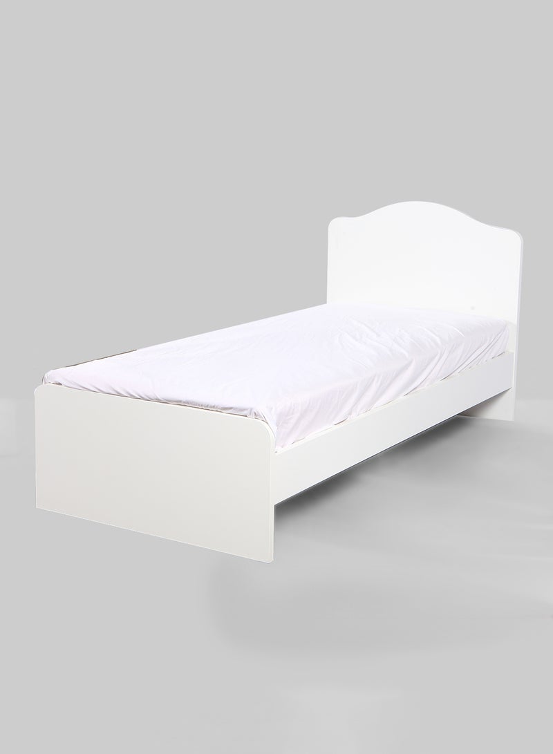 Switch - Bed Frame - Single Size Bed - Annika Collection -  Modern Home - White 970*2060*980mm - Image 1