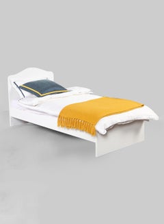 Bed Frame - Single Size Bed - Annika Collection -  Modern Home - White 970*2060*980mm