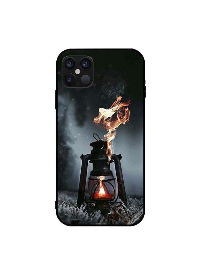 Covernex Apple iPhone 12 Pro Max Protective Case Cover Printed Featuring Lamp Fire DESIGN_1623 - Image 1