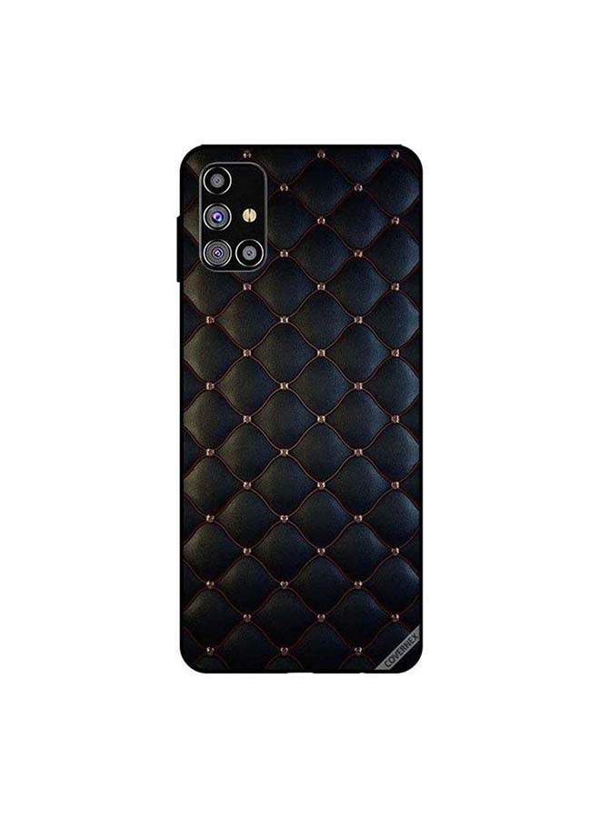 كوفرنيكس غطاء حماية واقي لهاتف سامسونج جالاكسي M31s نمط دباسات على قطعة قماش سوداء - Image 1