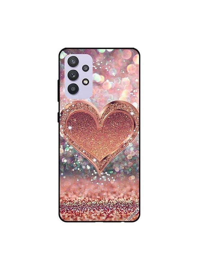 Covernex Protective Case Cover For Samsung Galaxy A32 5G Glitter Heart