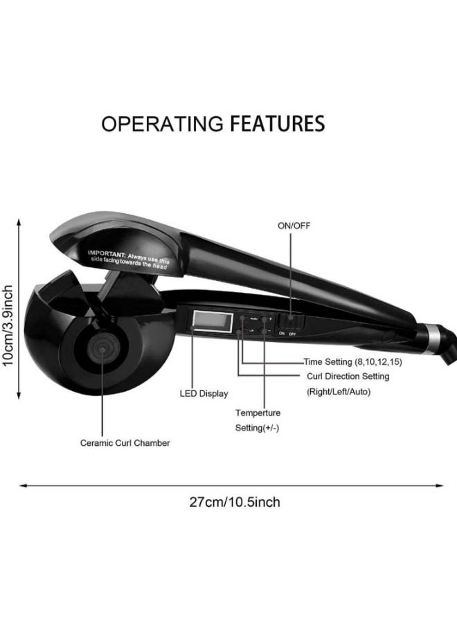 Automatic Hair Curler Black 30 x 10cm - Image 3