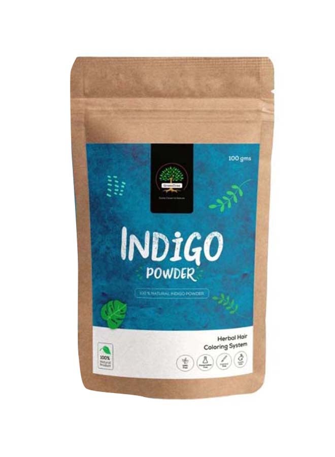 Green Tree - Pack Of 3 Herbal Hair Colour Powder Indigo 3x100grams - Image 1