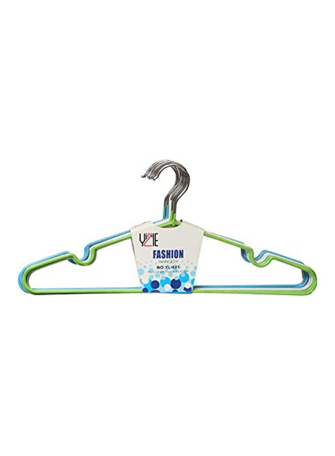 Set Of 10 Pcs Clothes Hangers Muliticolor ‎28.2 x 15.8 x 8.6cm