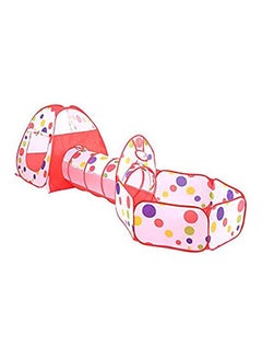 Generic Children'S Tent Tunnel Ball Pool Three-Piece Game House Three-In-One Portable Folding Indoor Baby Tent Gift For Baby 47.2 x 36.2 x 5.2cm  - Image 1
