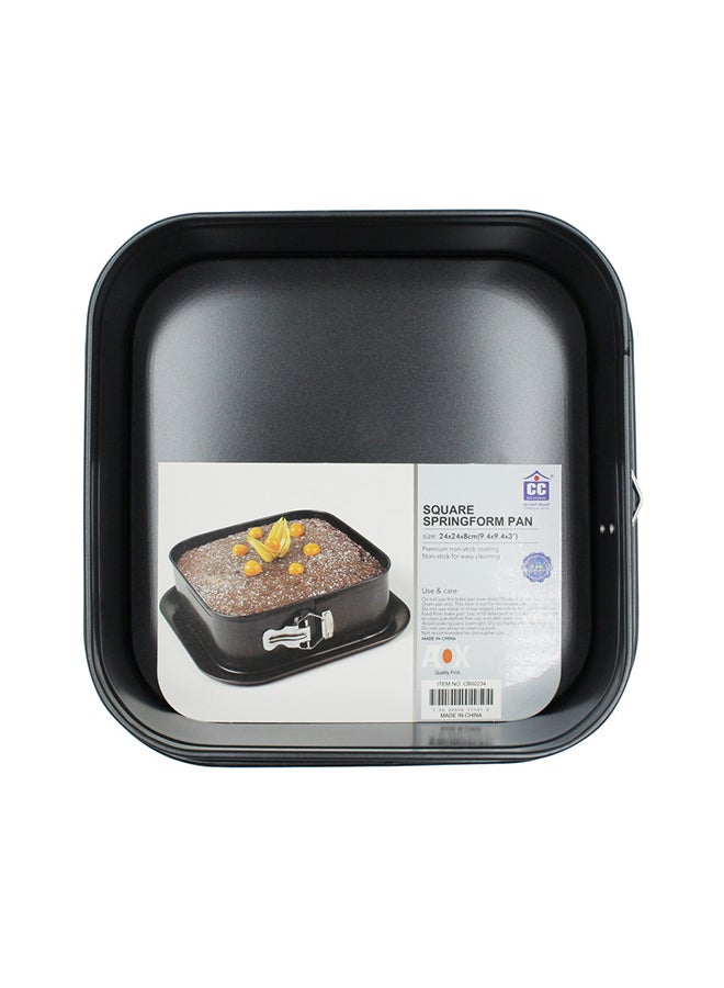 Square Springform Pan Black 24x8x24cm - v1635079544/N51298668A_1