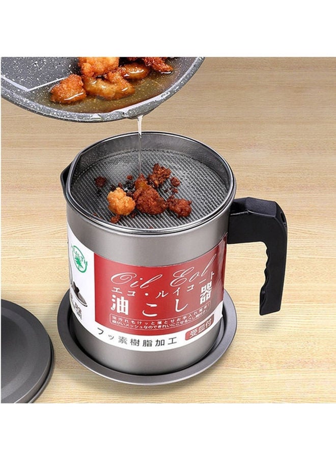 Toshionics Oil Strainer Container Grey/Black 19x13x15.5cm  - Image 5