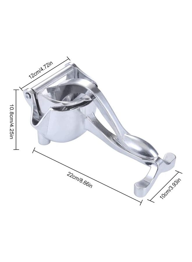 Toshionics Hand Press Lemon Squeezer Silver 22x12x10.8x10cm  - Image 2