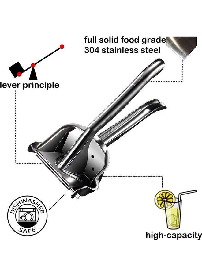 Toshionics Hand Press Lemon Squeezer Silver 22x12x10.8x10cm  - Image 4