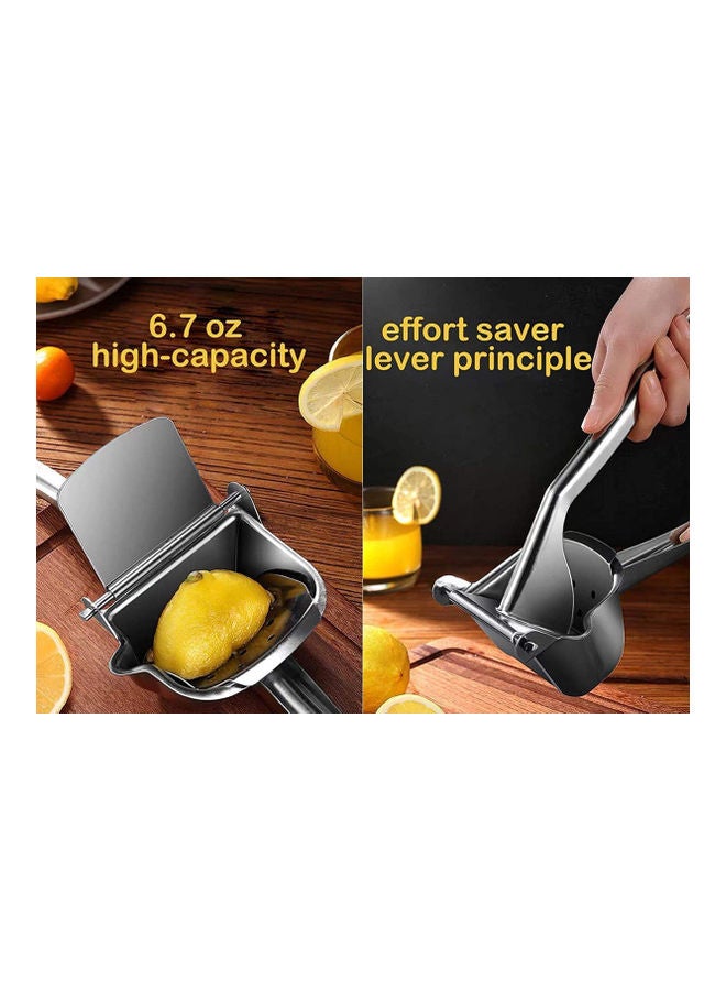 Toshionics Hand Press Lemon Squeezer Silver 22x12x10.8x10cm  - Image 5