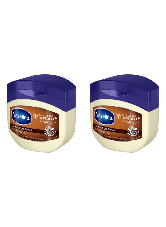Vaseline Pack Of 2 Cocoa Butter Rich Conditioning Jelly 100 ml