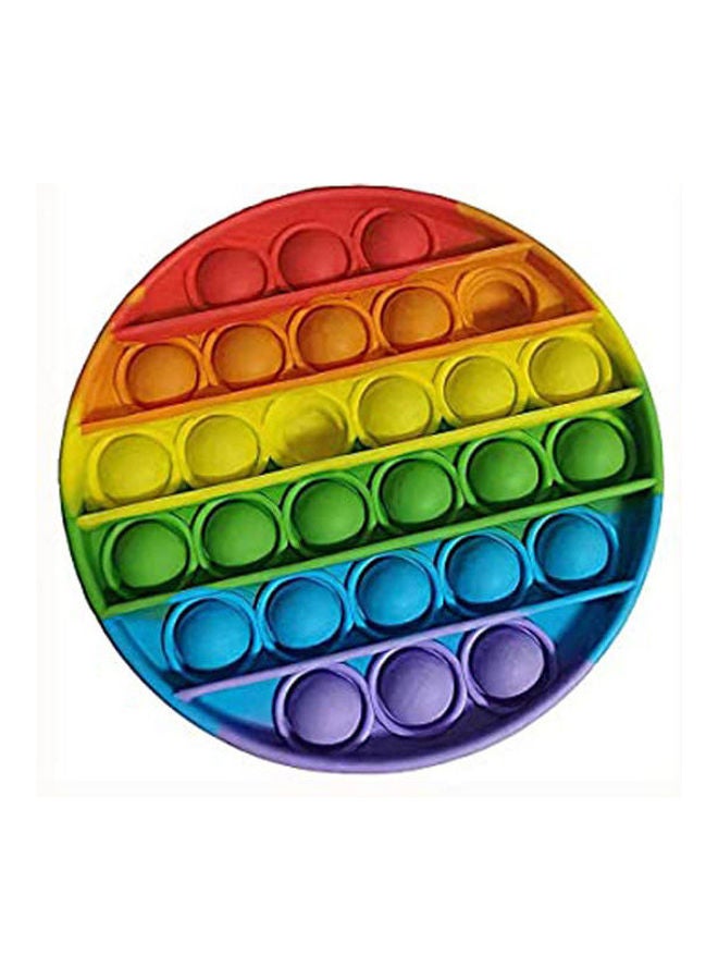 Push Pop Bubble Sensory Fidget Toy, Silicone Rainbow