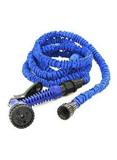 Magic Water Hose With Flexible And Extensible Spray Gun Blue 7.5meter