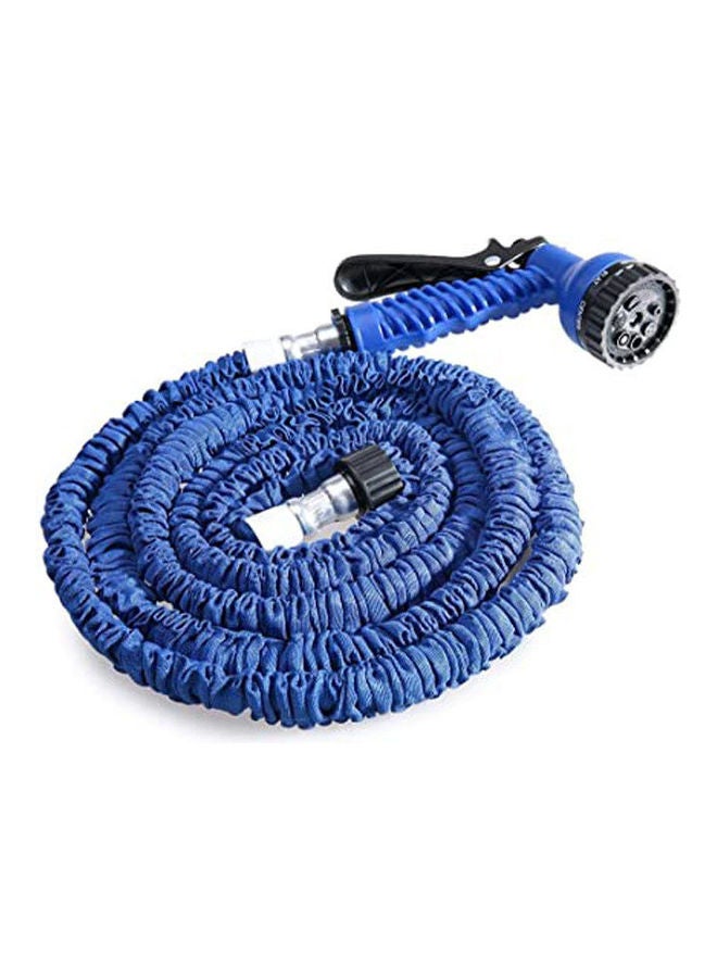 Generic Magic Water Hose With Flexible And Extensible Spray Gun Blue 15meter