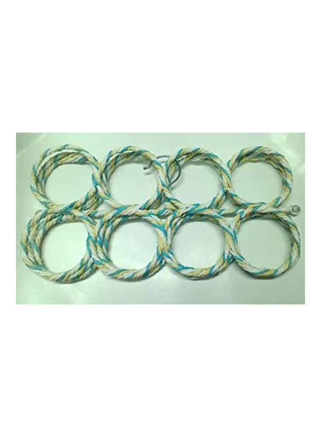 28 Loop Scarf Hanger Holder Closet Door Organizer Tie Belt Rack Gold - Image 1
