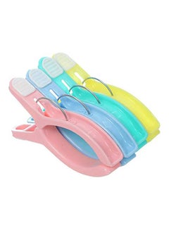 Plastic Blanket Laundry Pegs Set, 4 Pieces Multicolour - v1635091294/N51548591A_1