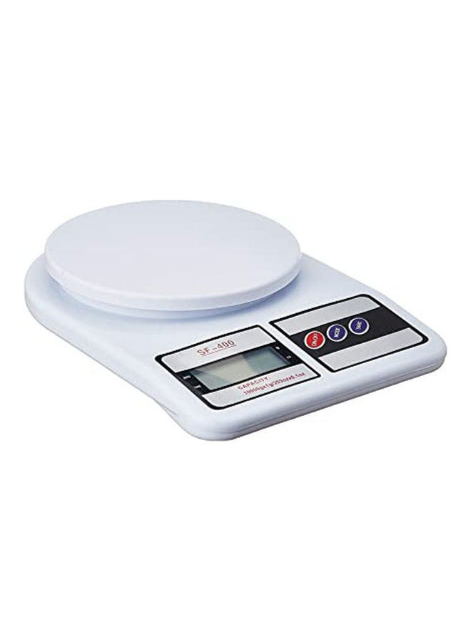 Electronic Digital Kitchen Scale White 