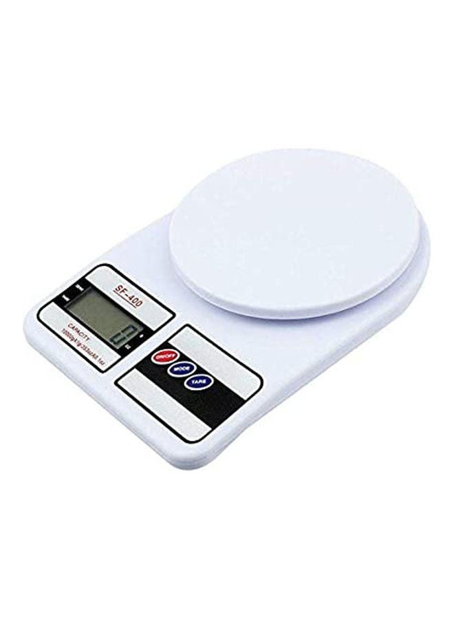 Electronic Digital Kitchen Scale White 