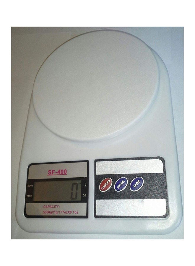 اس اف ميزان مطبخ رقمي اس اف أبيض 5كيلوجرام - Image 2